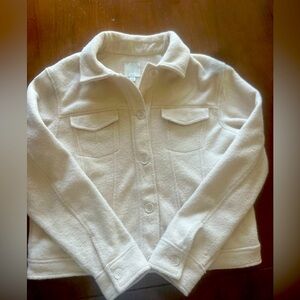 Joie Women’s Button up Jacket size L Cream